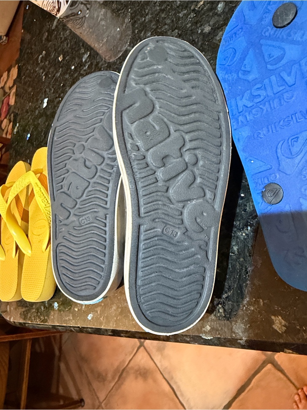 Native Kids boy shoes in navy and white. Preloved. - Picture 5 of 5